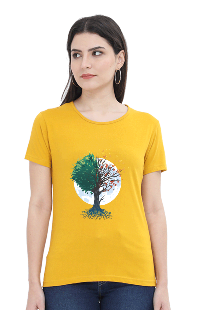 Tree Of Butterflies Autumn T-Shirt