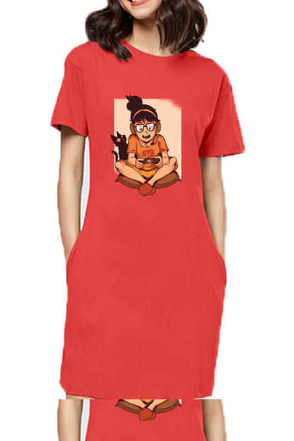 Gamer Girl T-Shirt Dress