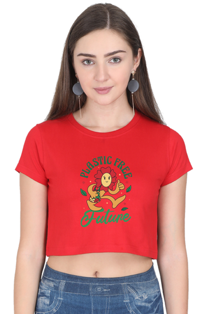 Plastic Free Flower Crop Top