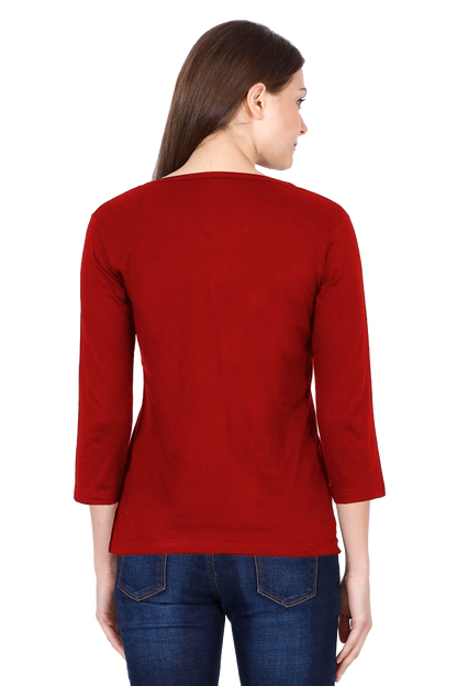 Plastic Free Flower Round Neck Full Sleeve
