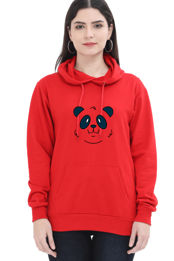 Panda Face Hooded Sweat Shirt
