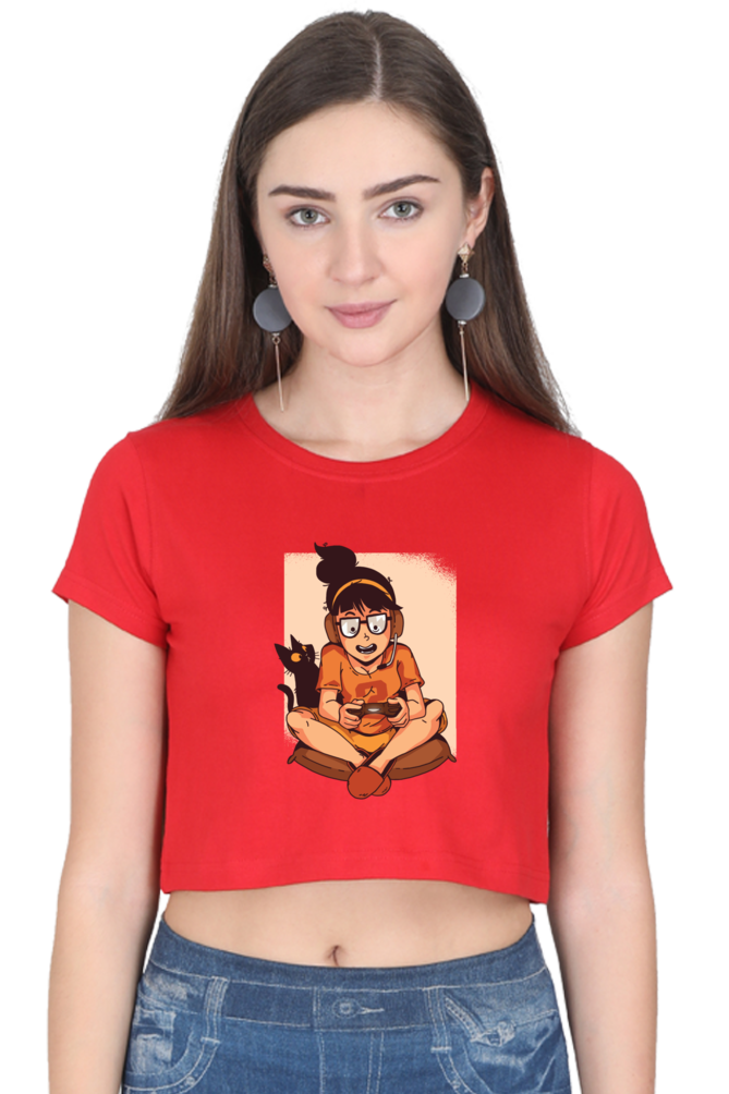 Gamer Girl Crop Top