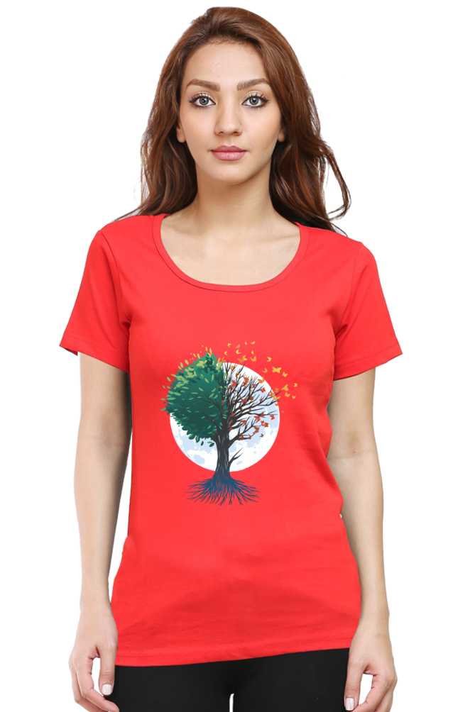 Tree Of Butterflies Autumn T-Shirt