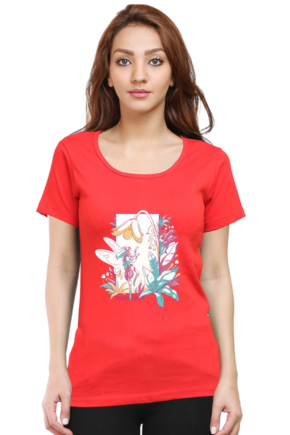 Small Fairy With Flowers T-Shirt