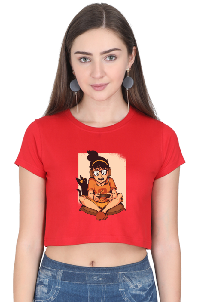 Gamer Girl Crop Top