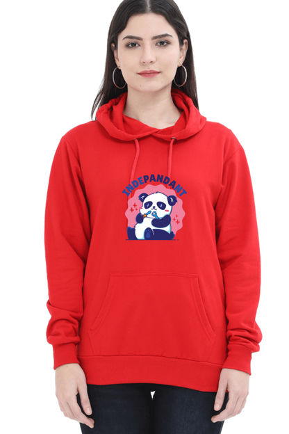 Indepandant Panda Hooded Sweat Shirt