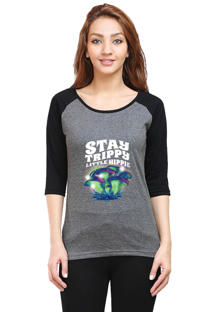Magic Mushrooms Fantasy Raglan Full Sleeve