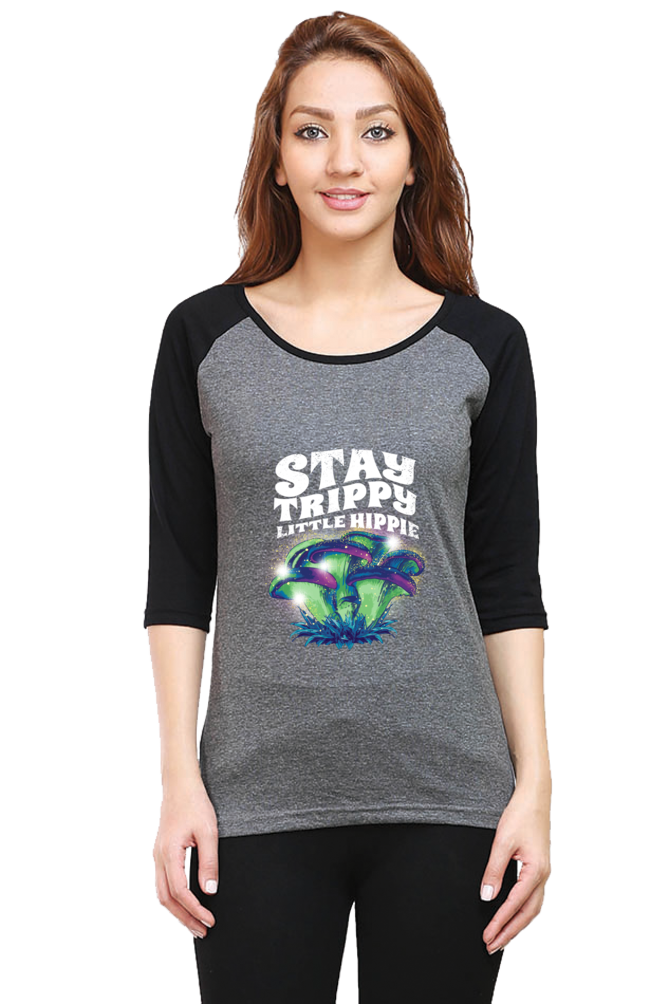 Magic Mushrooms Fantasy Raglan Full Sleeve