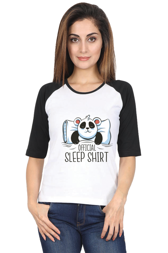 Panda Sleep Raglan Full Sleeve
