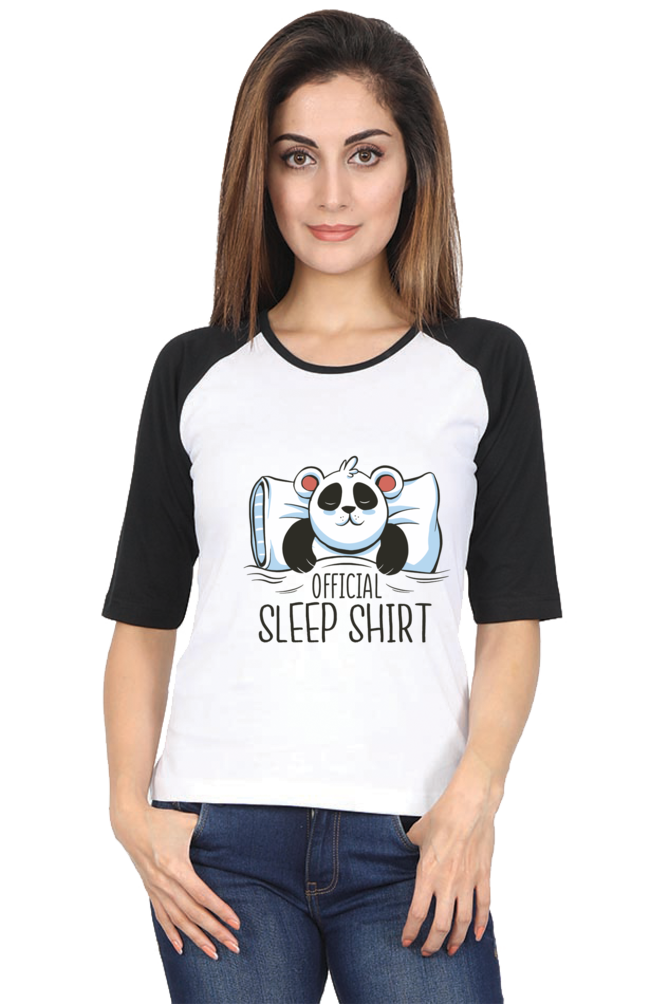 Panda Sleep Raglan Full Sleeve