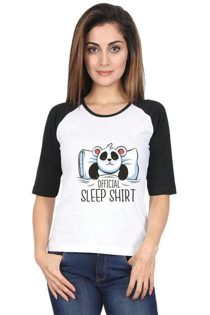 Panda Sleep Raglan Full Sleeve
