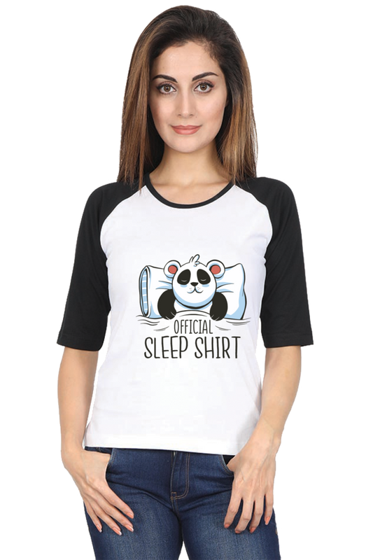 Panda Sleep Raglan Full Sleeve
