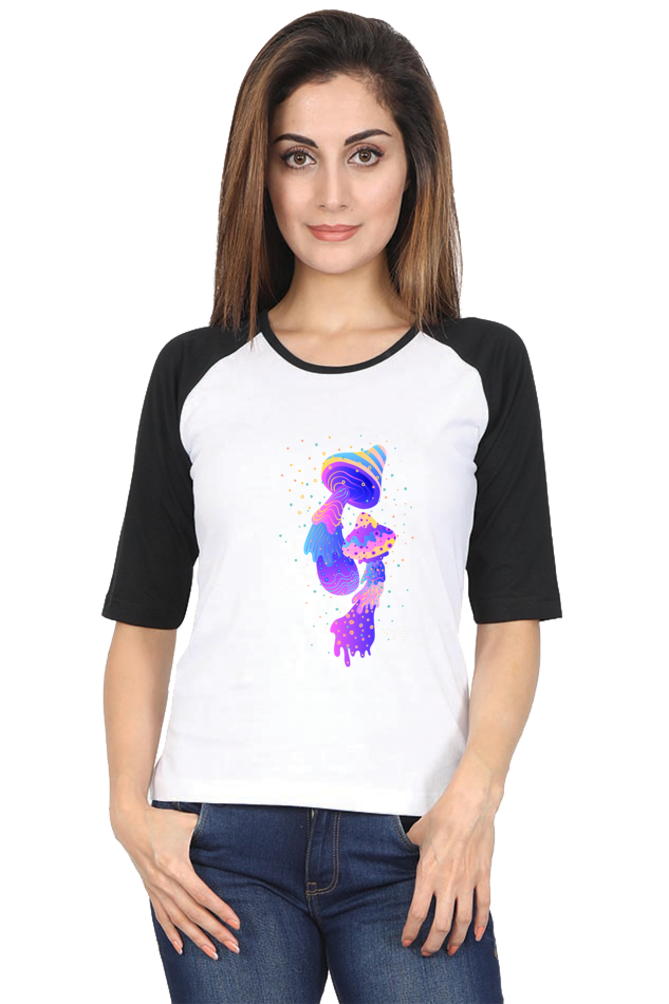 Psychedelics Mushroom Raglan Full Sleeve