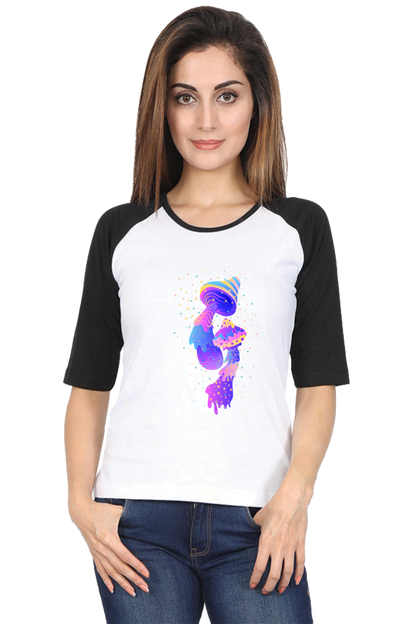 Psychedelics Mushroom Raglan Full Sleeve