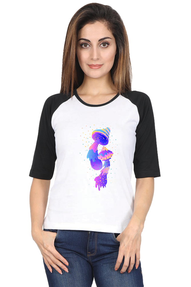 Psychedelics Mushroom Raglan Full Sleeve
