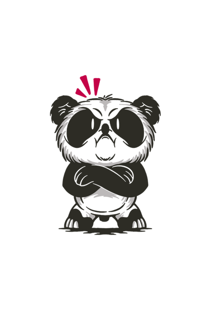 Angry Panda T shirt