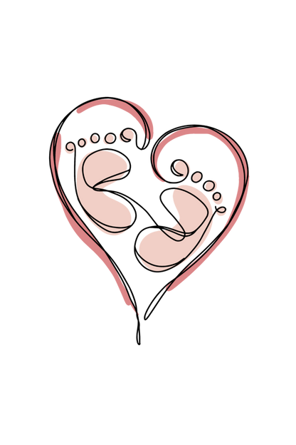 Baby Heart Artline Maternity T shirt Half Sleeve