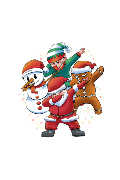 Santa Friends Raglan Full Sleeve