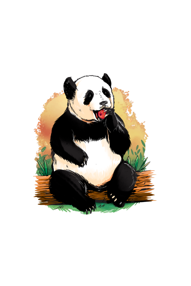 Panda Apple Sweatshirt
