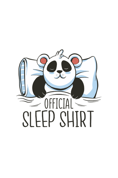 Panda Sleep Crop Hoodie