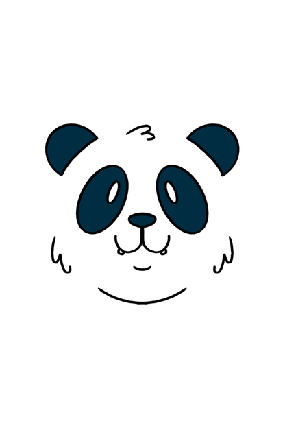Panda Face Supima T-Shirt
