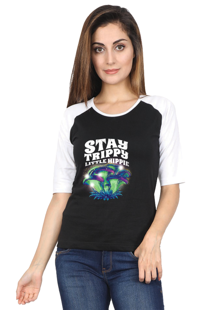 Magic Mushrooms Fantasy Raglan Full Sleeve