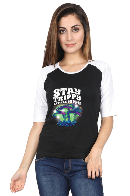 Magic Mushrooms Fantasy Raglan Full Sleeve