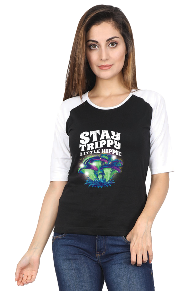 Magic Mushrooms Fantasy Raglan Full Sleeve