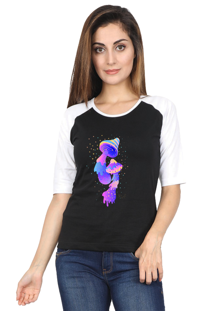 Psychedelics Mushroom Raglan Full Sleeve