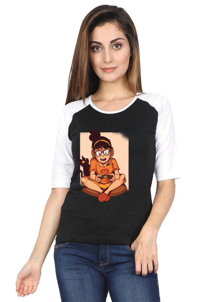 Gamer Girl Raglan Full Sleeve