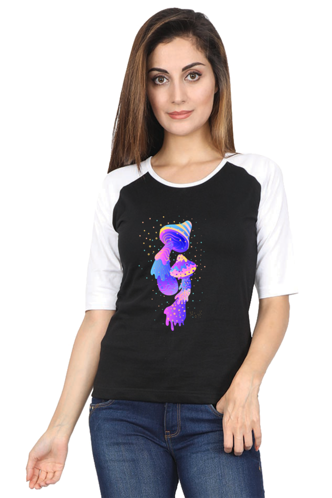 Psychedelics Mushroom Raglan Full Sleeve