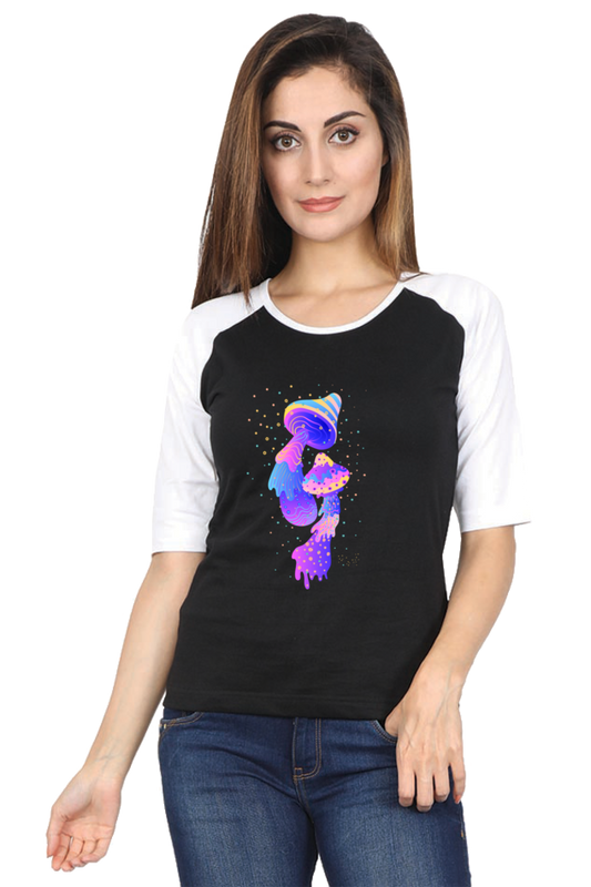 Psychedelics Mushroom Raglan Full Sleeve
