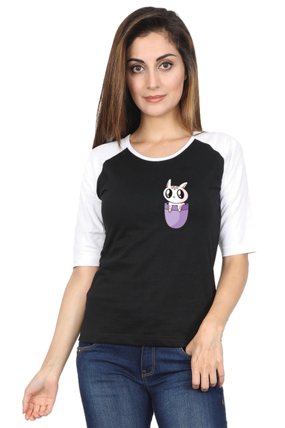 Pocket Cat Raglan Full Sleeve