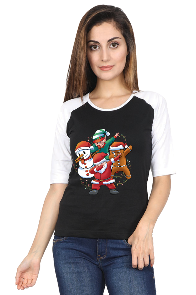 Santa Friends Raglan Full Sleeve