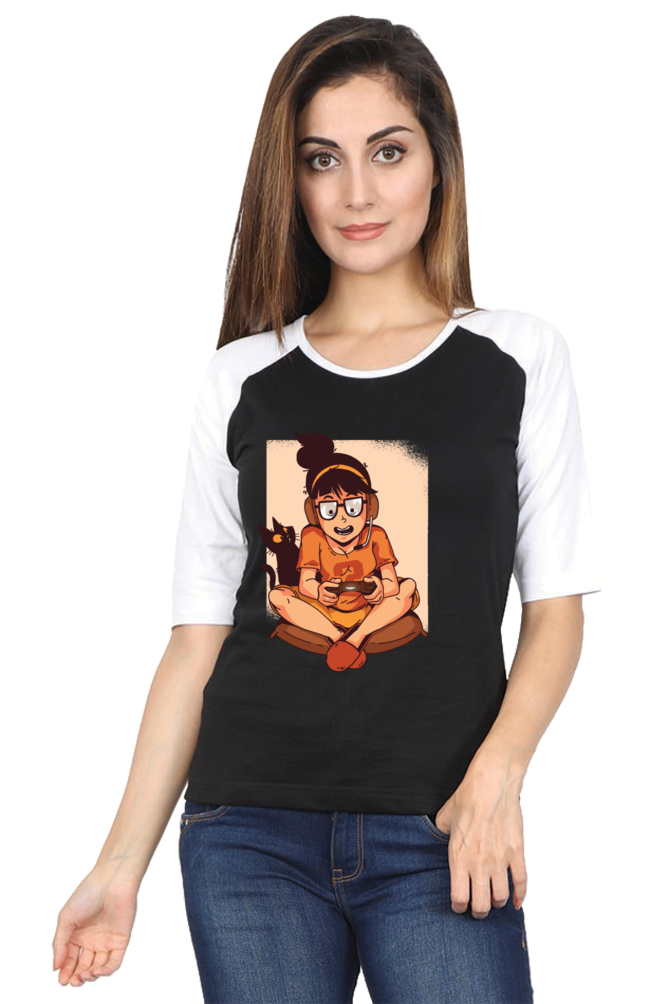 Gamer Girl Raglan Full Sleeve