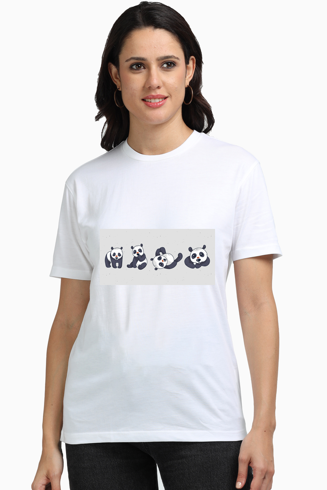 Cute Panda Set Supima T-Shirt