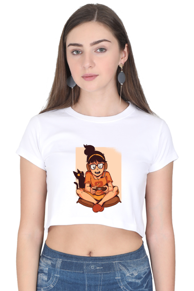 Gamer Girl Crop Top