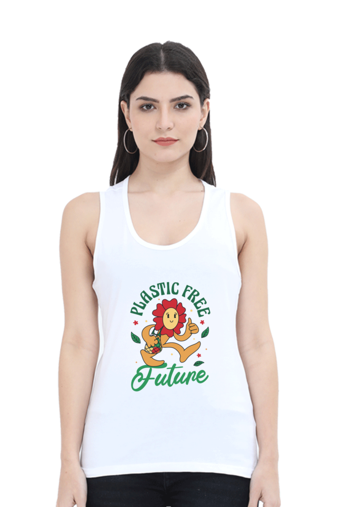 Plastic Free Flower Tank Top