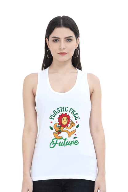 Plastic Free Flower Tank Top