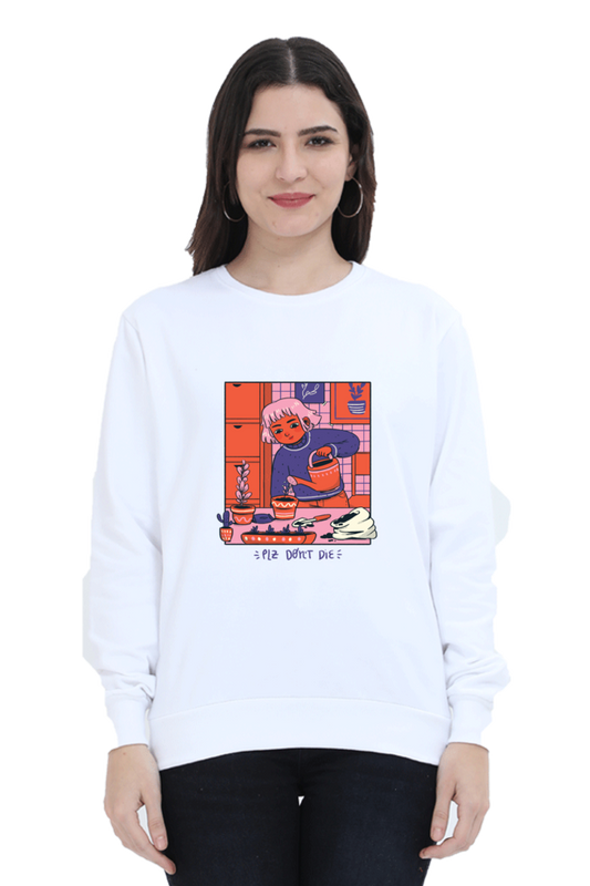 Girl Watering Plant Sweatshirt
