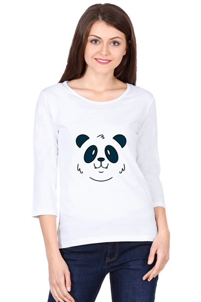 Panda Face Round Neck Full Sleeve