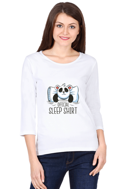 Panda Sleep Round Neck Full Sleeve