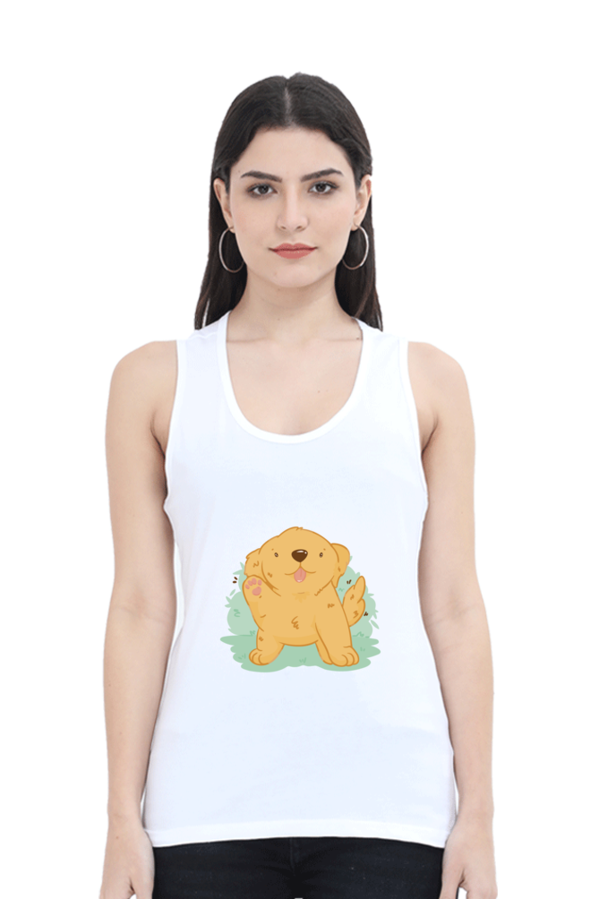 Golden Kawaii Tank Top