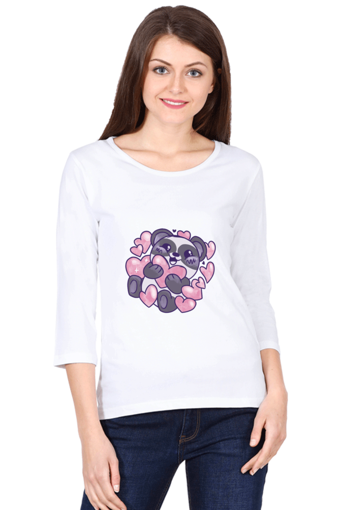 Panda Love Round Neck Full Sleeve