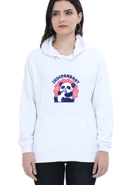 Indepandant Panda Hooded Sweat Shirt