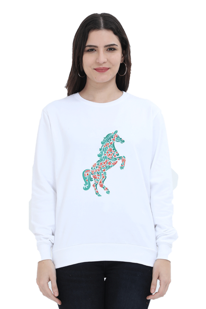 Floral Horse Sweatshirts