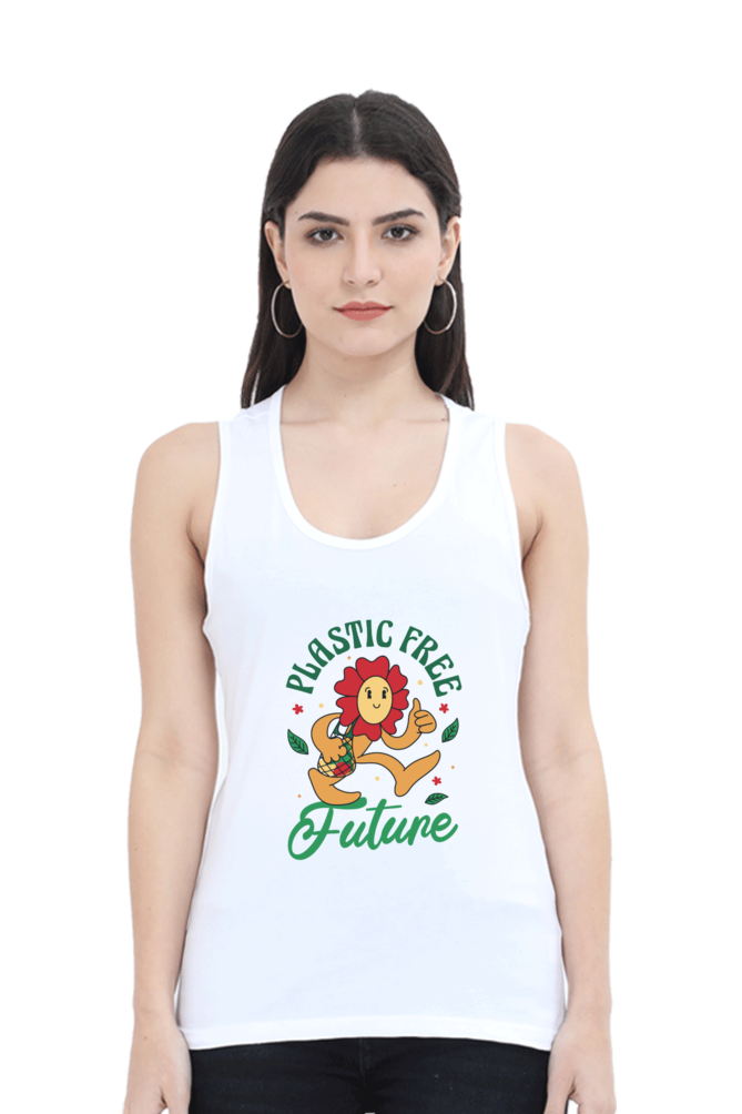 Plastic Free Flower Tank Top