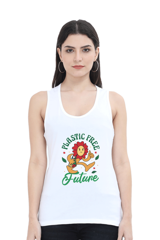 Plastic Free Flower Tank Top