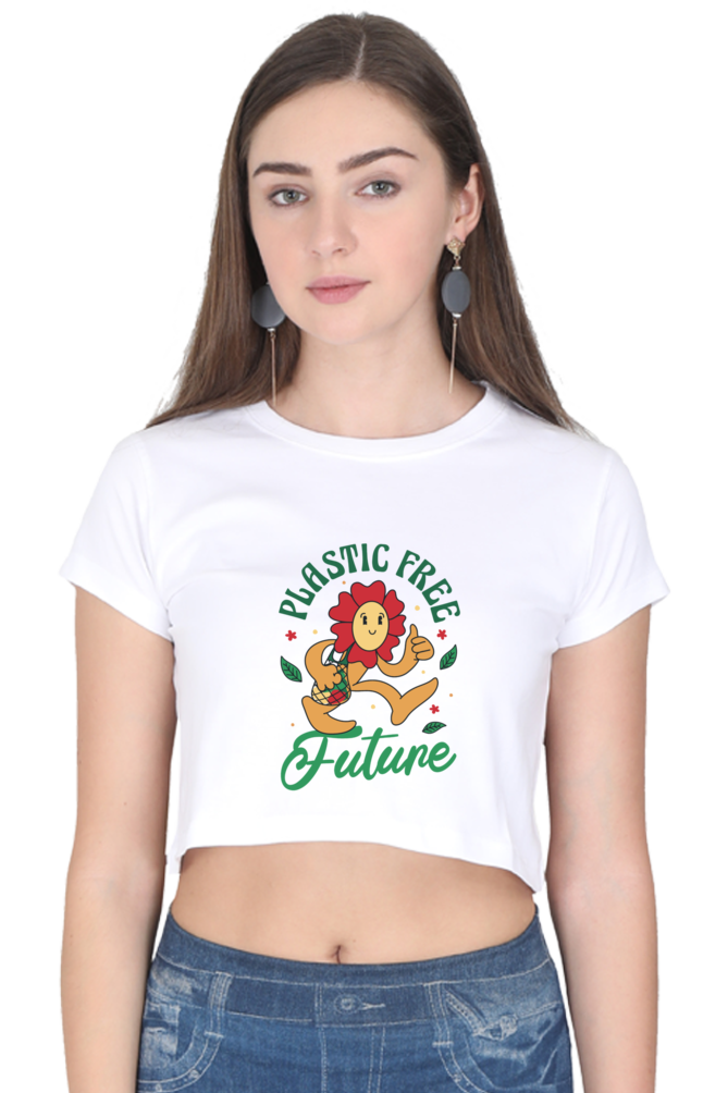 Plastic Free Flower Crop Top
