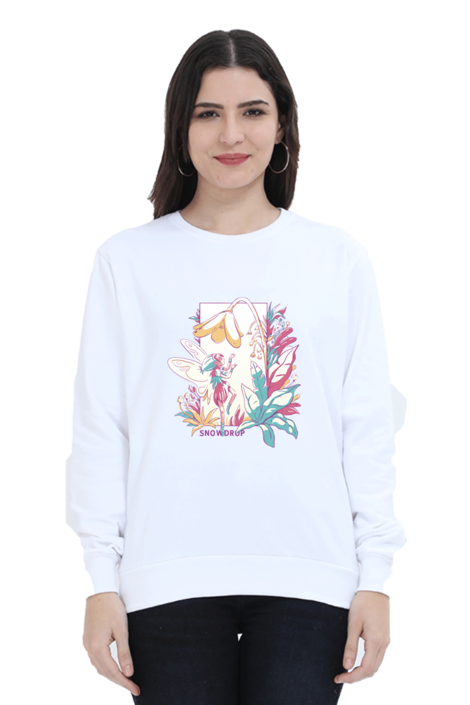 Small Fairy With Flowers Sweatshirt